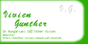 vivien gunther business card